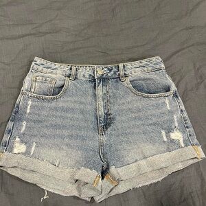 Pacsun light wash jean shorts